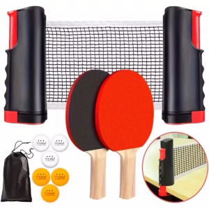 Portable Ping Pong Paddle Set